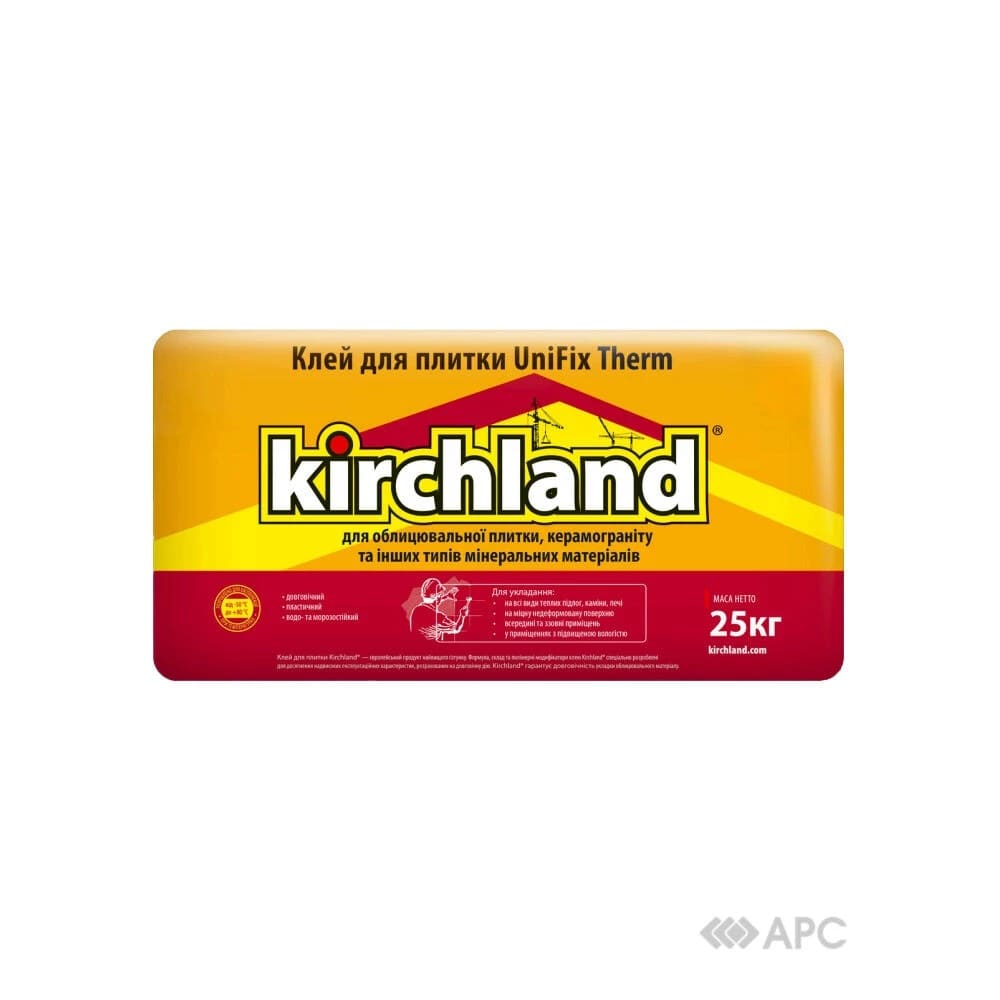 Кірхланд Уніфікс ТЕРМ клей для плитки 25 кг